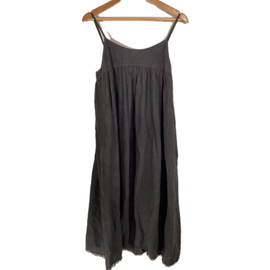 nest Robe◇ネストローブ/キャミワンピース/FREE/リネン/BLK/01145