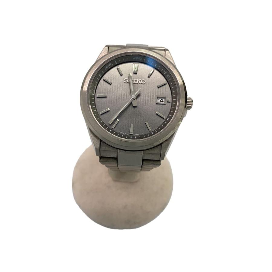 SEIKO◇ソーラー腕時計/アナログ/ステンレス/SLV/SLV/7B72-0AK0