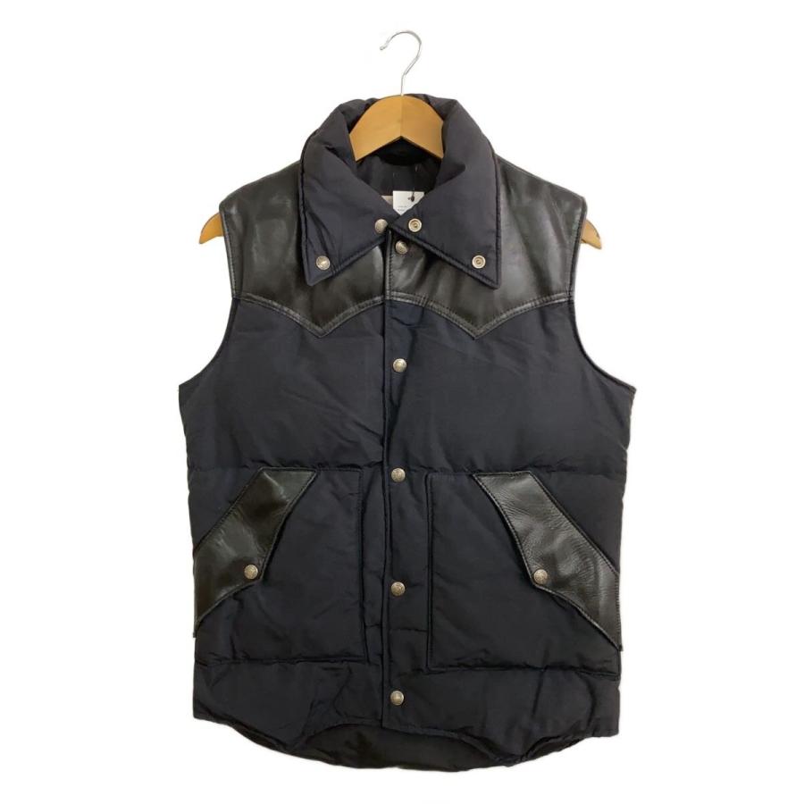 Schott◇USA製/ウエスタンダウンベスト/S/--/BLK : セカンドストリート