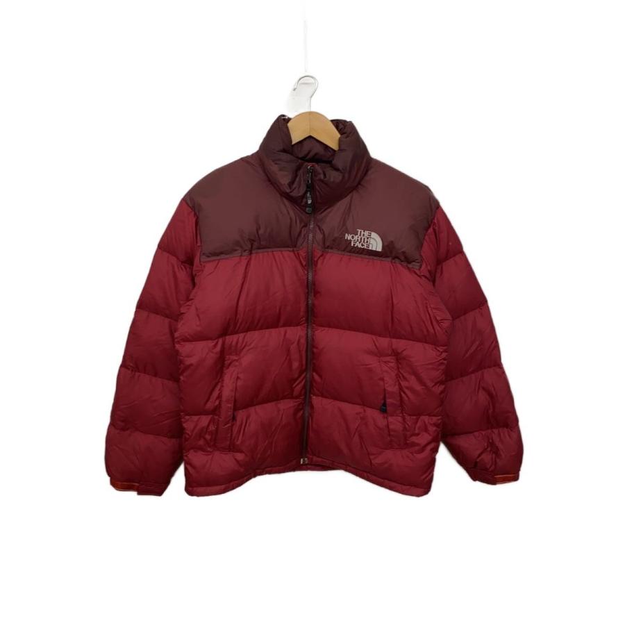 THE NORTH FACE◇NUPTSE JACKET_ヌプシジャケット/M/ナイロン/RED 