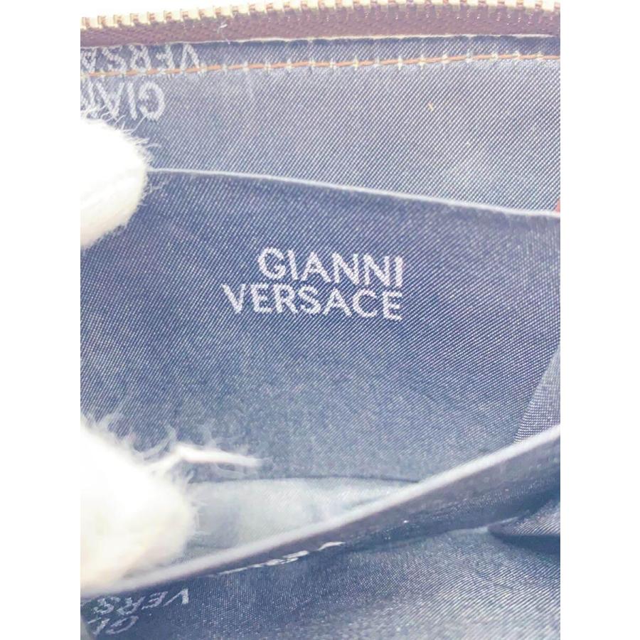 GIANNI VERSACE◆コインケース/レザー/BRW/無地/メンズ｜ssol-shopping｜03