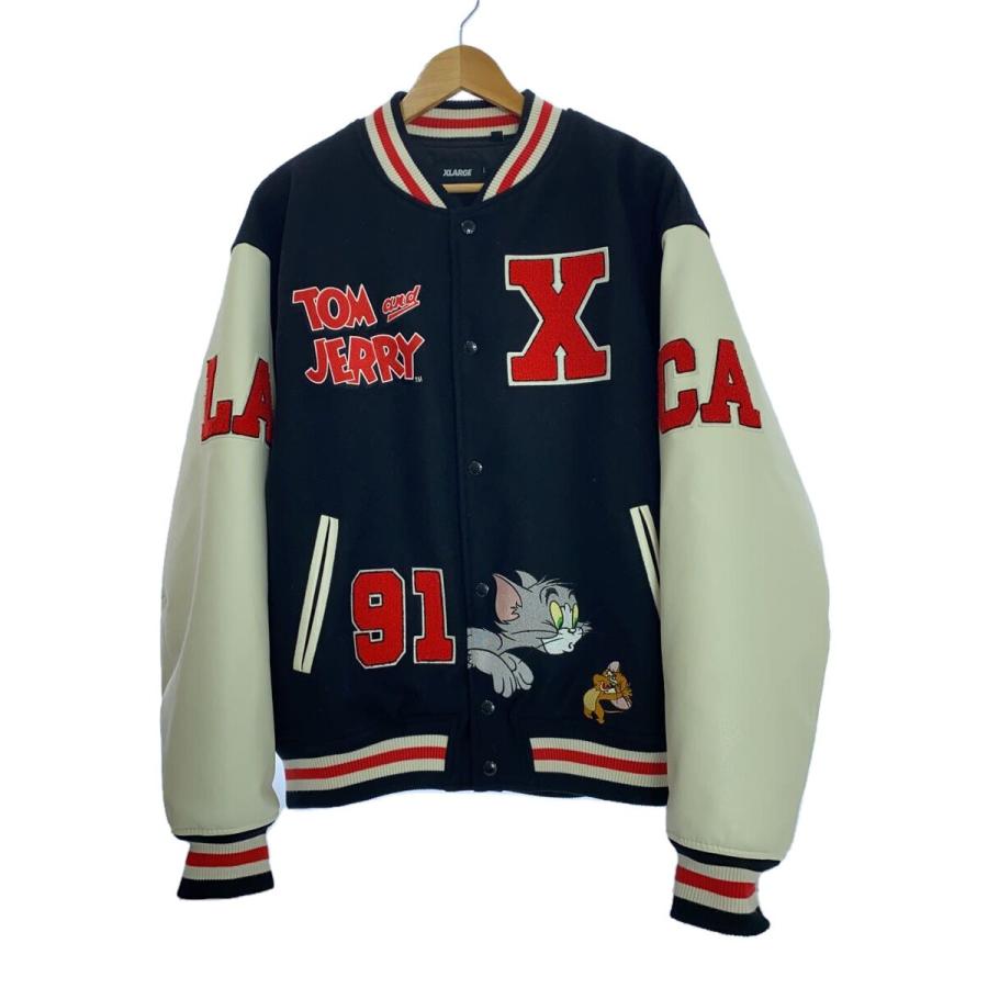 XLARGE x TOM AND JERRY VARSITY JACKET