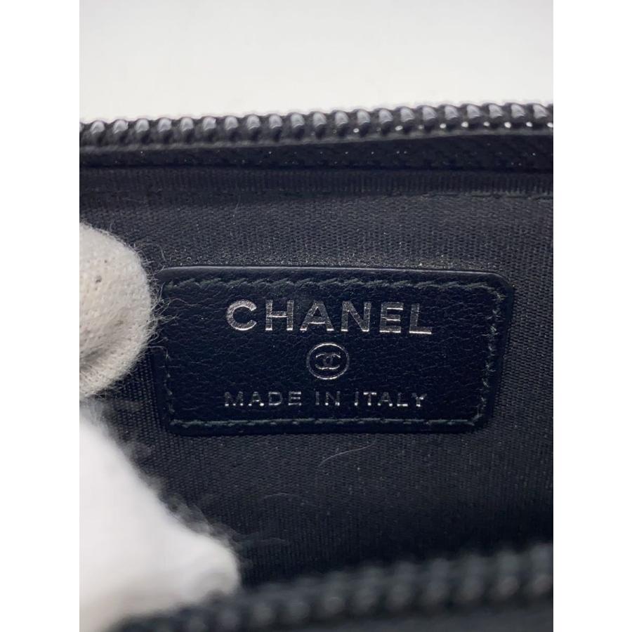 CHANEL◇コインケース_ボーイシャネル_ラムスキン_ラウンド_BLK CHANEL◇コインケース_ボーイシャネル_ラムスキン_ラウンド_BLK
