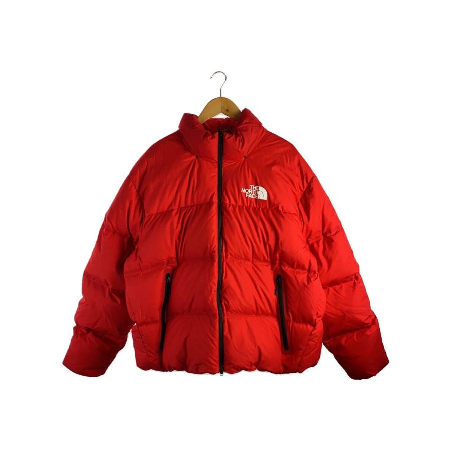 THE NORTH FACE◇タグ付/RMST Nuptse Jacket/XL/ナイロン/RED/無地