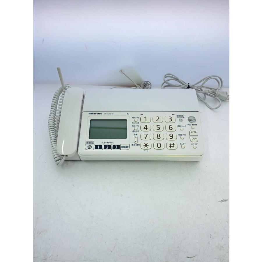 Panasonic KX-PZ200DL-W　おたっくす　FAX　子機1台 KX-PZ200DL-W FAX機 おたっくす ホワイト [子機1台 /普通紙] Panasonic