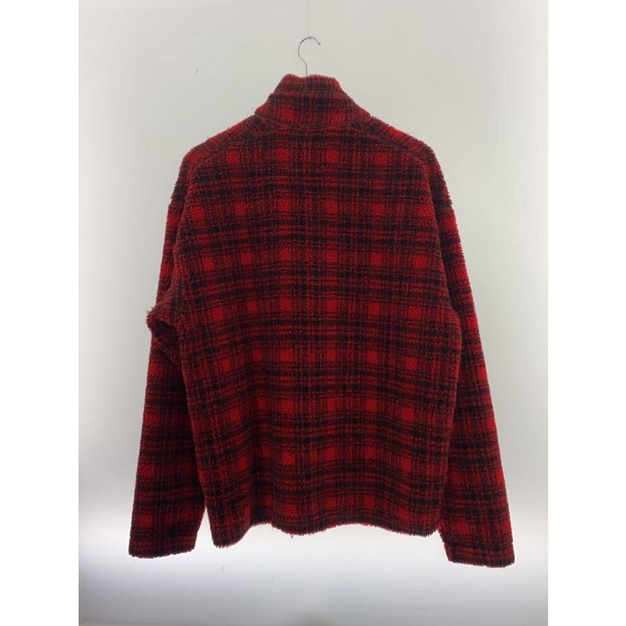 メンズ YAECA × WOOLRICH ウール チェック コート レッド 1 日本製