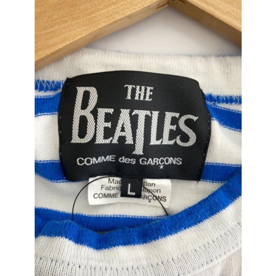 THE BEATLES COMME des GARCONS◆長袖Tシャツ/L/コットン/BLU/ボーダー/VZ-T042｜ssol-shopping｜03