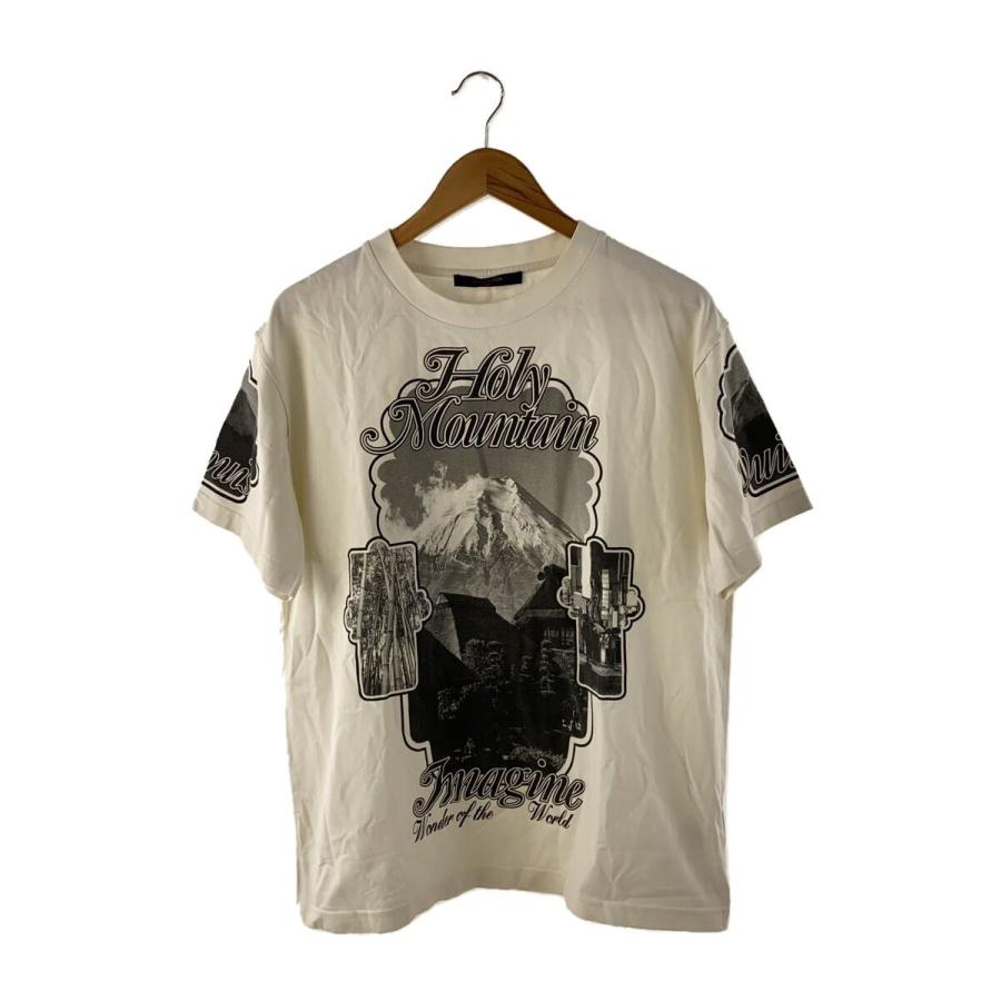LOUIS VUITTON◇Tシャツ/L/コットン/WHT/ホーリーマウンテンプリントT
