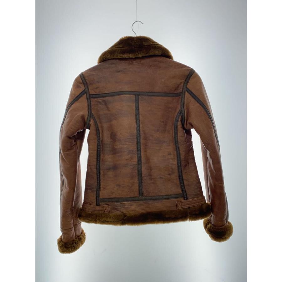 AVIREX◇レザージャケット・ブルゾン/M/羊革/ブラウン/6271014