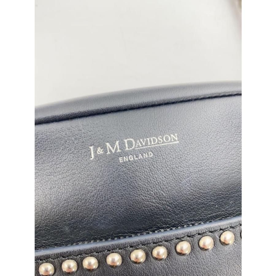 J&M DAVIDSON◇ショルダーバッグ/レザー/BLK/無地 : セカンド