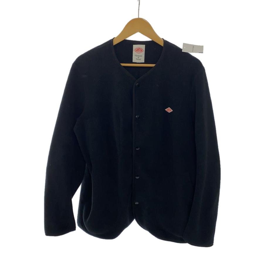 DANTON◇フリースジャケット/--/ポリエステル/BLK/無地/MR12-111-02