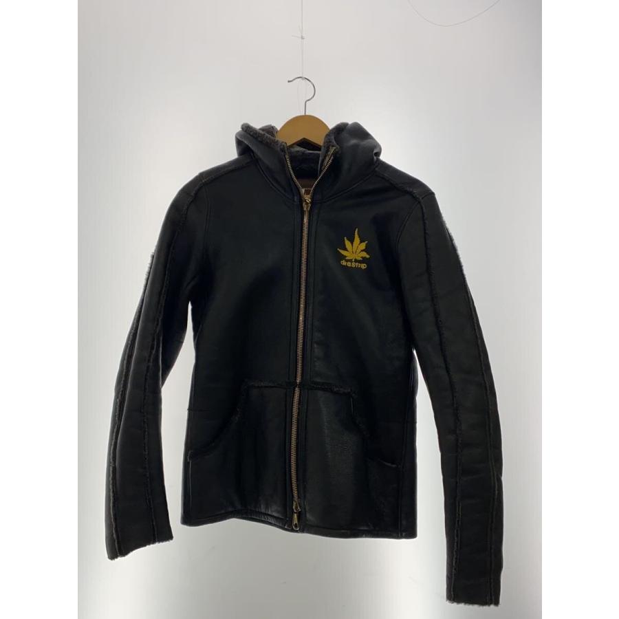 drestrip◇ムートンジャケット/1/--/BLK/無地 : セカンドストリート