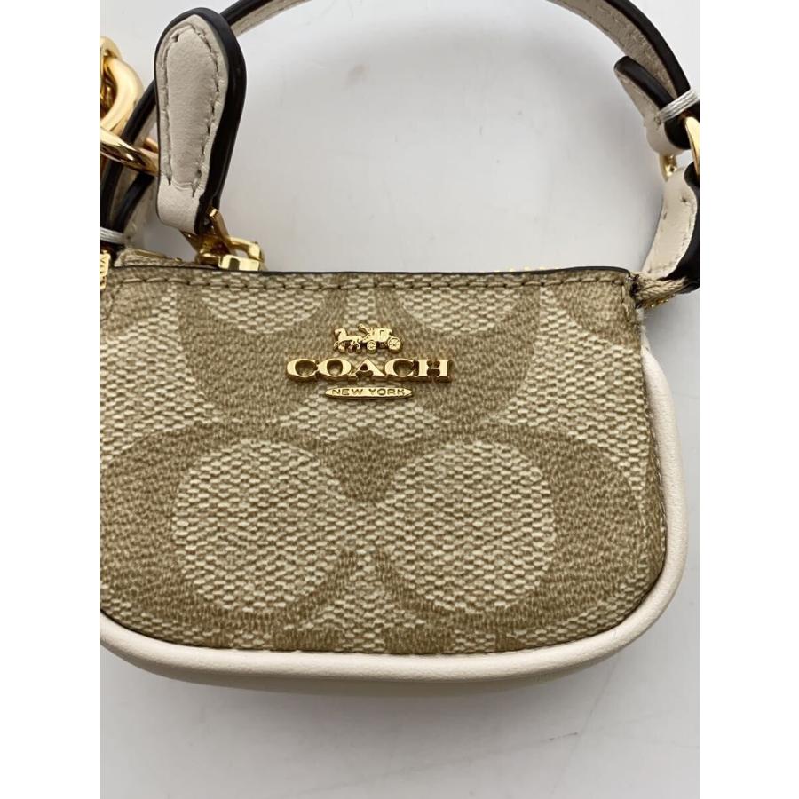 COACH◇キーホルダー/--/BEG/レディース// : セカンドストリートYahoo