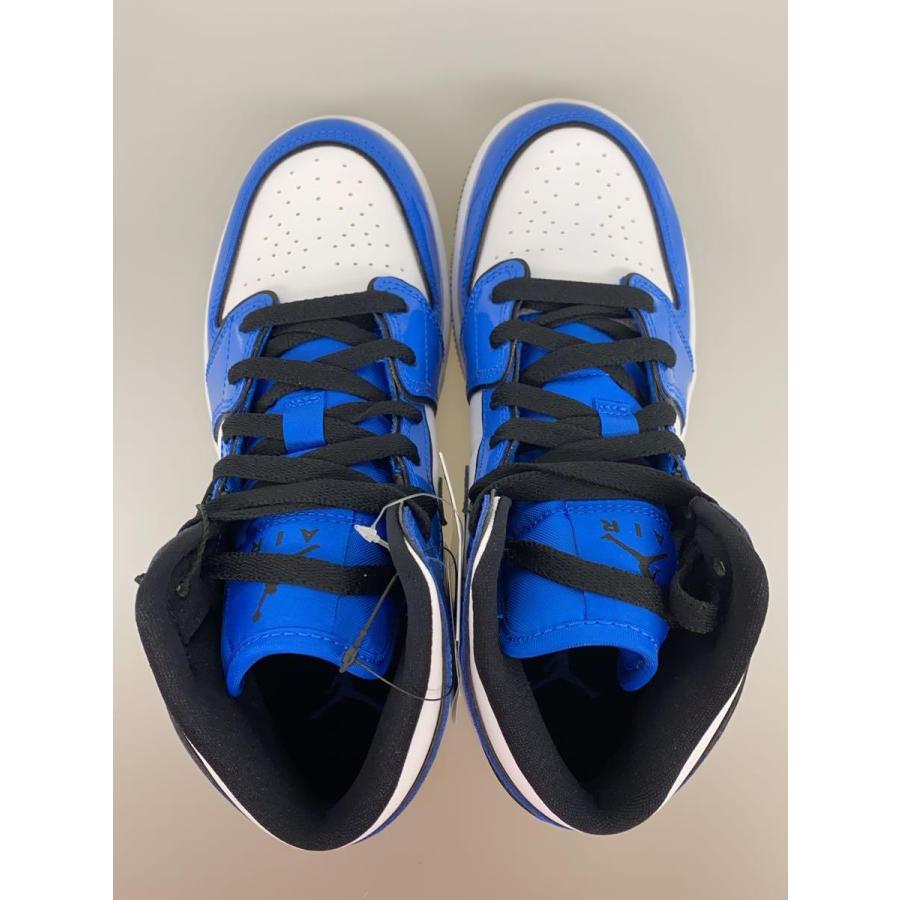 NIKE◆GS エアジョーダン 1 MID/23cm/スニーカー/BLU/BQ6931-402｜ssol-shopping｜03