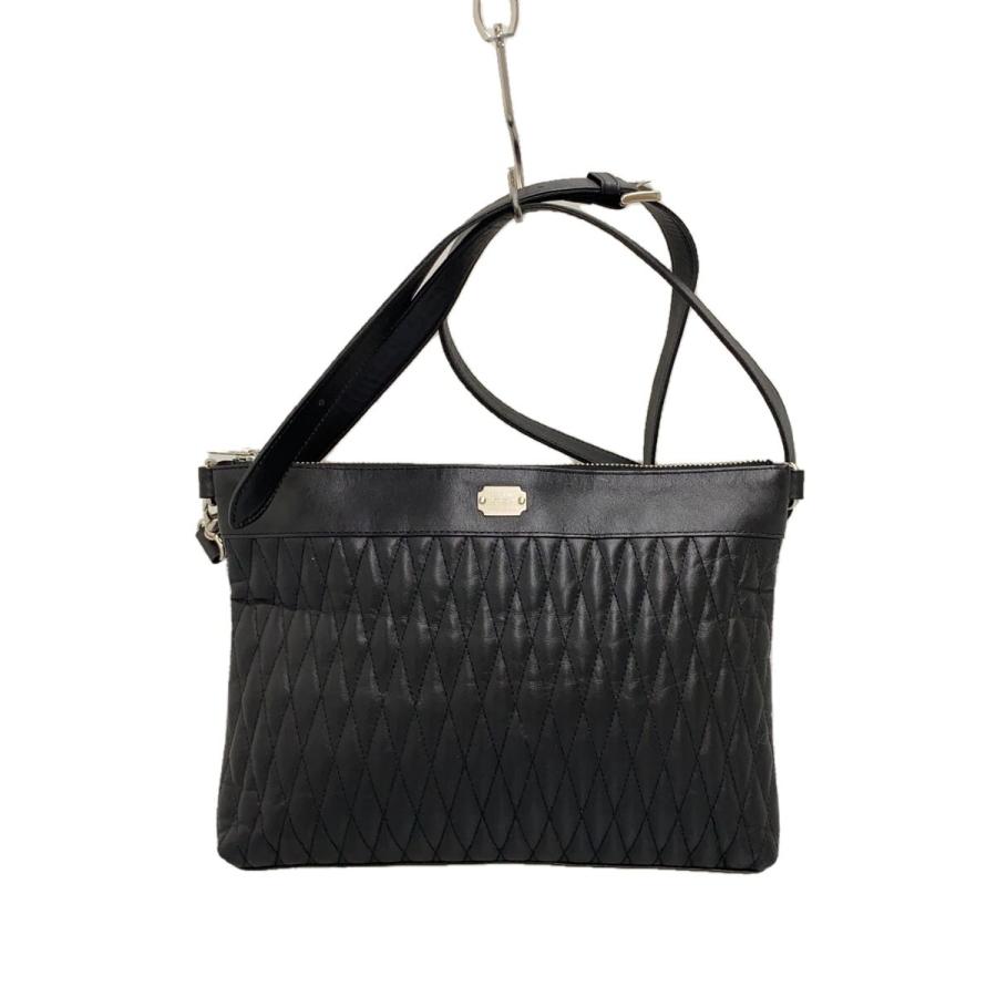 CRIMIE◇ショルダーバッグ/レザー/BLK/無地/cra1-wb02-bg04 CRIMIE◇ショルダーバッグ/レザー/BLK/無地/cra1-wb02-bg04