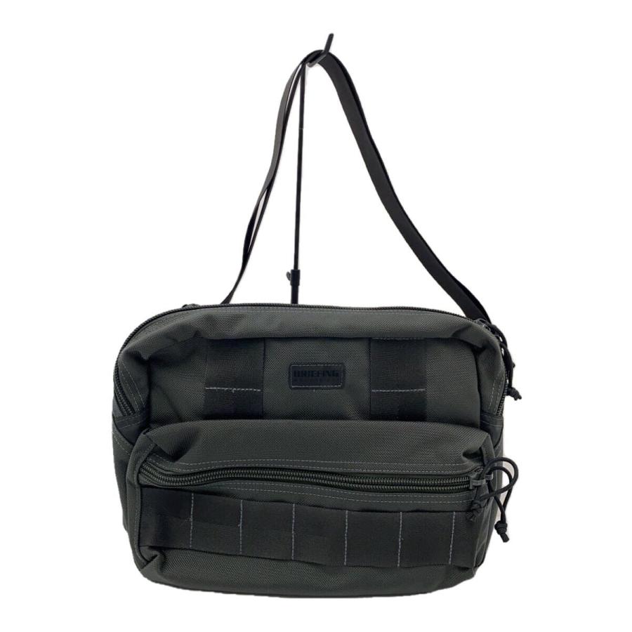 美品　ブリーフィング DELTA SLASHER M SQD ショルダーバッグ BRIEFING◇DELTA SLASHER M SQD/ショルダーバッグ/--/GRY/STEEL