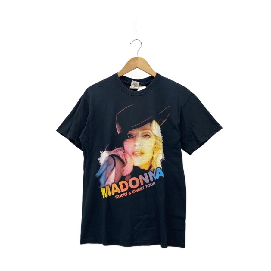 GILDAN◇00s/マドンナ/Tシャツ/M/コットン/BLK/プリント/? NULL