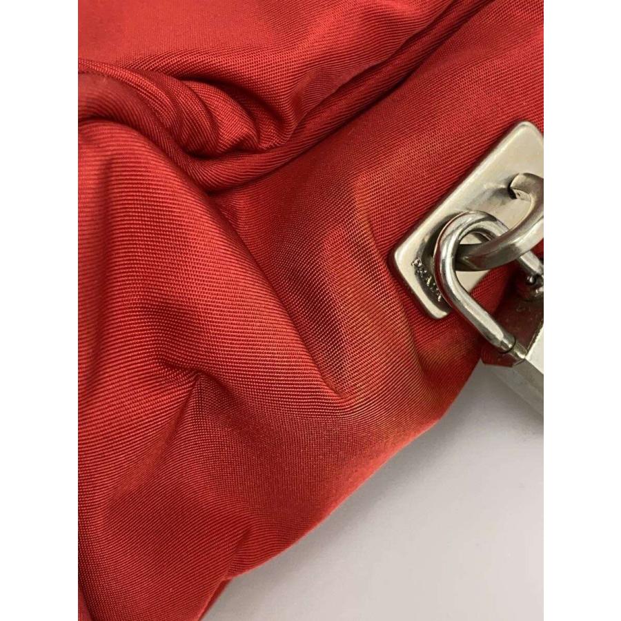 PRADA◇トートバッグ/ナイロン/RED/無地// : セカンドストリートYahoo
