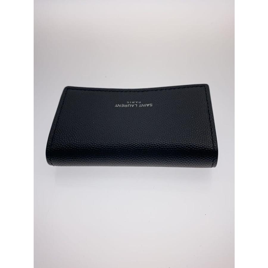 SAINT LAURENT◇キーケース/レザー/BLK/メンズ/685557/4連フック