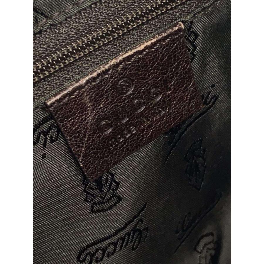 GUCCI◇ボストンバッグ_GGクリスタル/キャンバス/BRW : セカンド