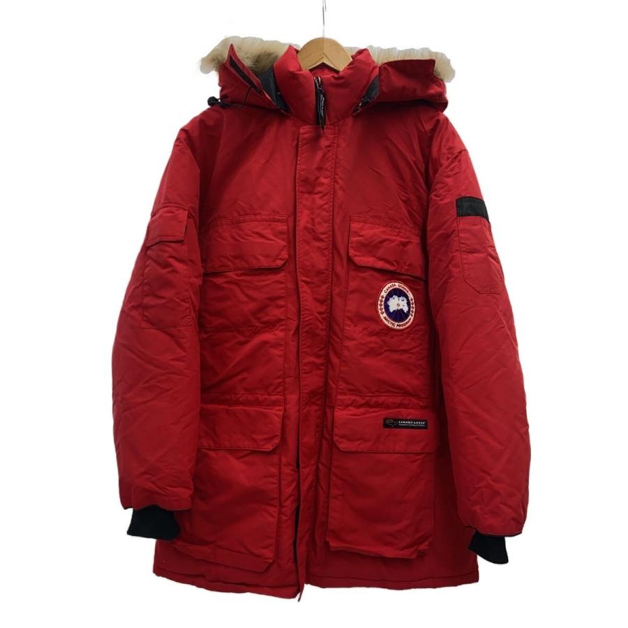 CANADA GOOSE◇ダウンジャケット/L/--/RED/無地/4565MR : セカンド
