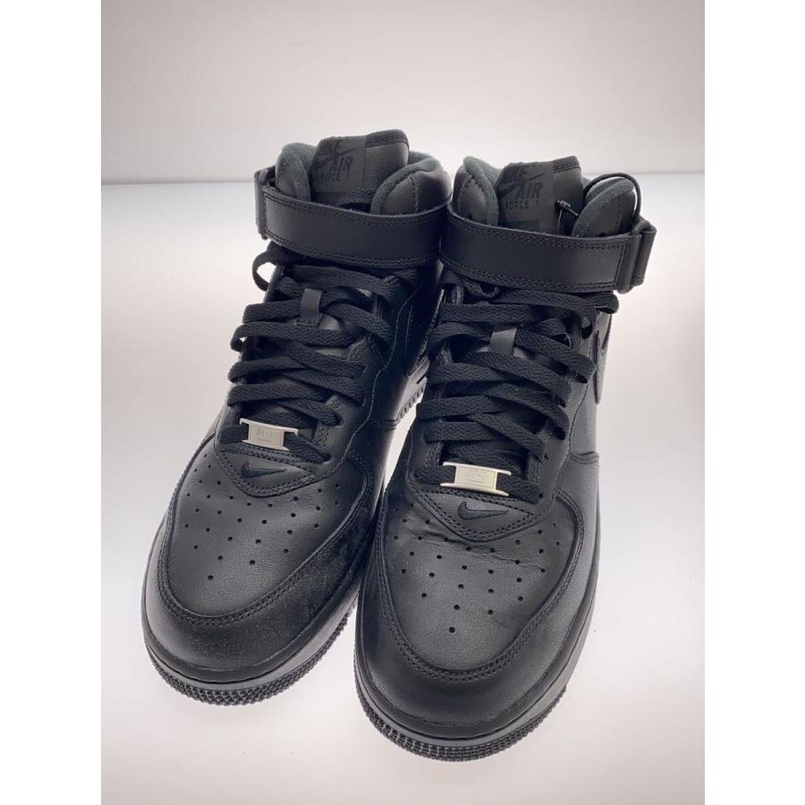 NIKE◇AIR FORCE 1 MID_エアフォース ミッド/27.5cm/BLK : セカンド 