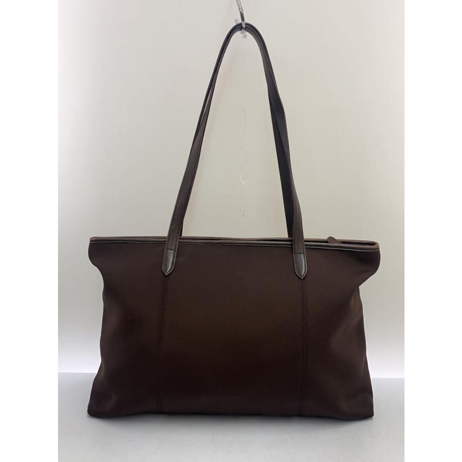 COACH◇トートバッグ/レザー/BRW/無地/C8Z-6207/使用感有り