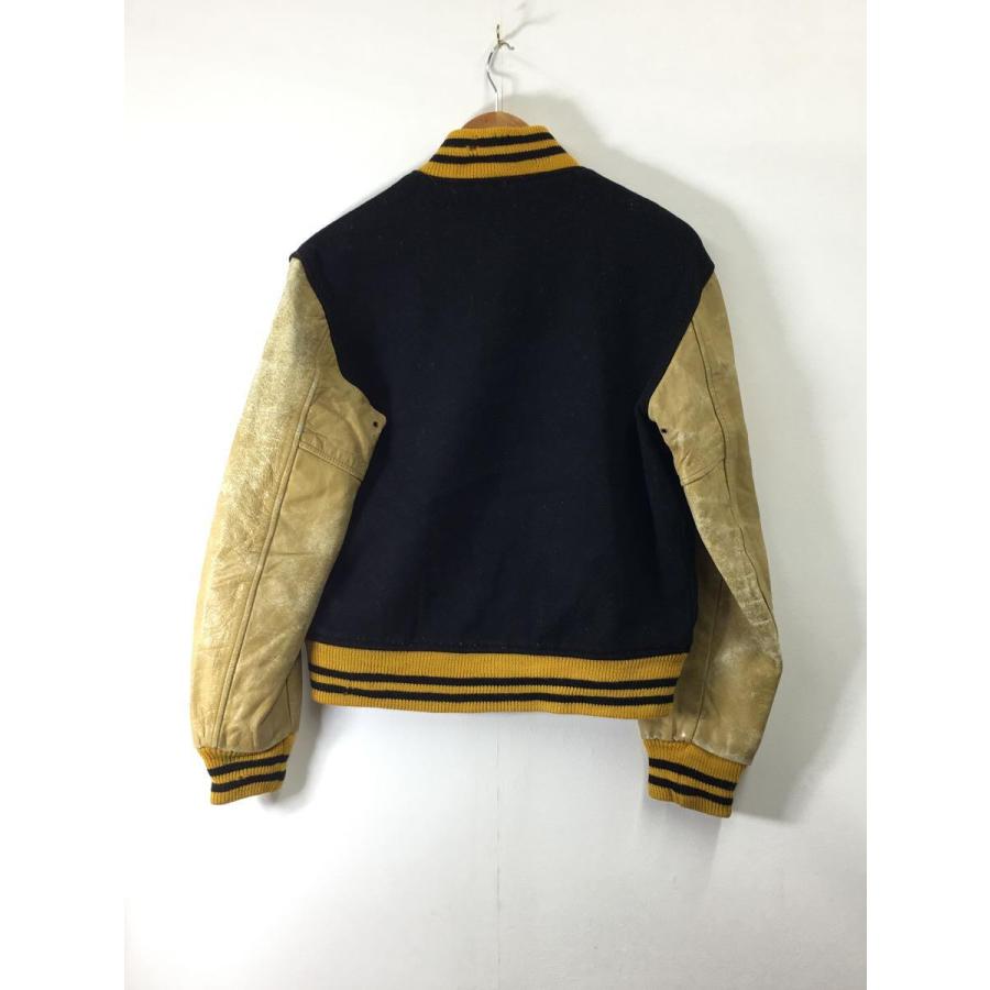 60s/レザー切替/Flynntan/スタジャン/36/ウール/BLK 60s/レザー切替/Flynntan/スタジャン/36/ウール/BLK