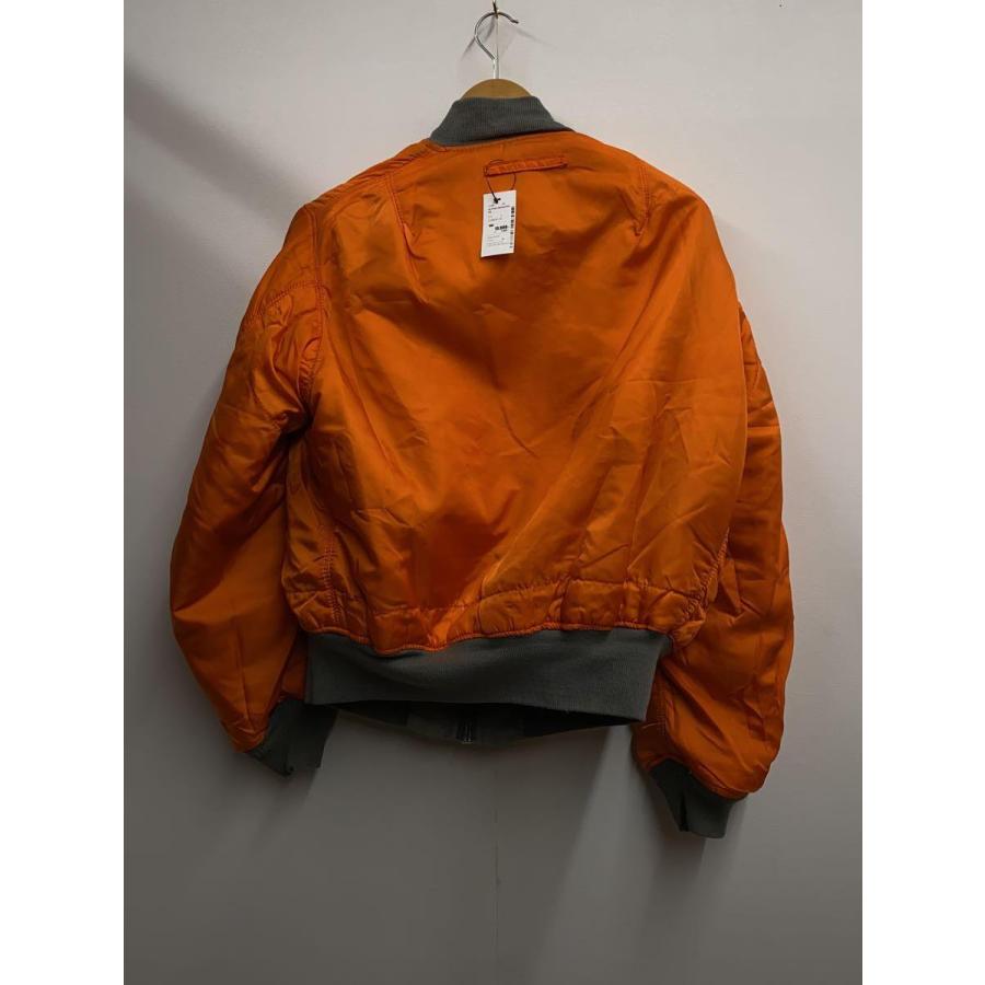 ALPHA INDUSTRIES◆80s/MA-1/USA/フライトジャケット/L/ナイロン/GRY｜ssol-shopping｜09