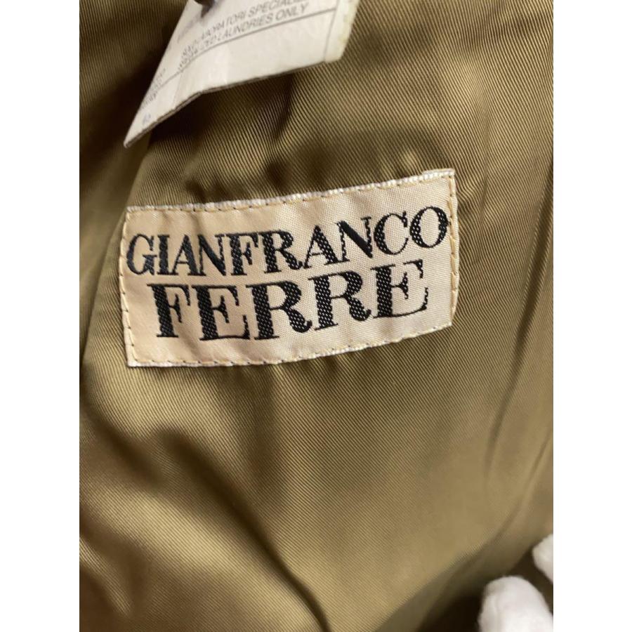 Gianfranco FERRE◆テーラードジャケット/46/レザー/BRW/無地｜ssol-shopping｜03