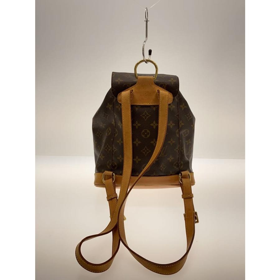 LOUIS VUITTON◇1)ミニ・モンスリ_モノグラム・キャンバス_BRW/PVC/BRW 
