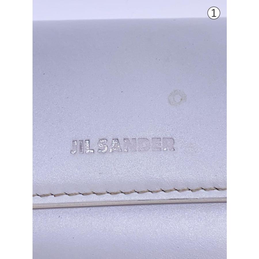 JIL SANDER / 3つ折り財布/レザー/WHT/レディース JIL SANDER◇3つ折り財布/レザー/WHT/レディース