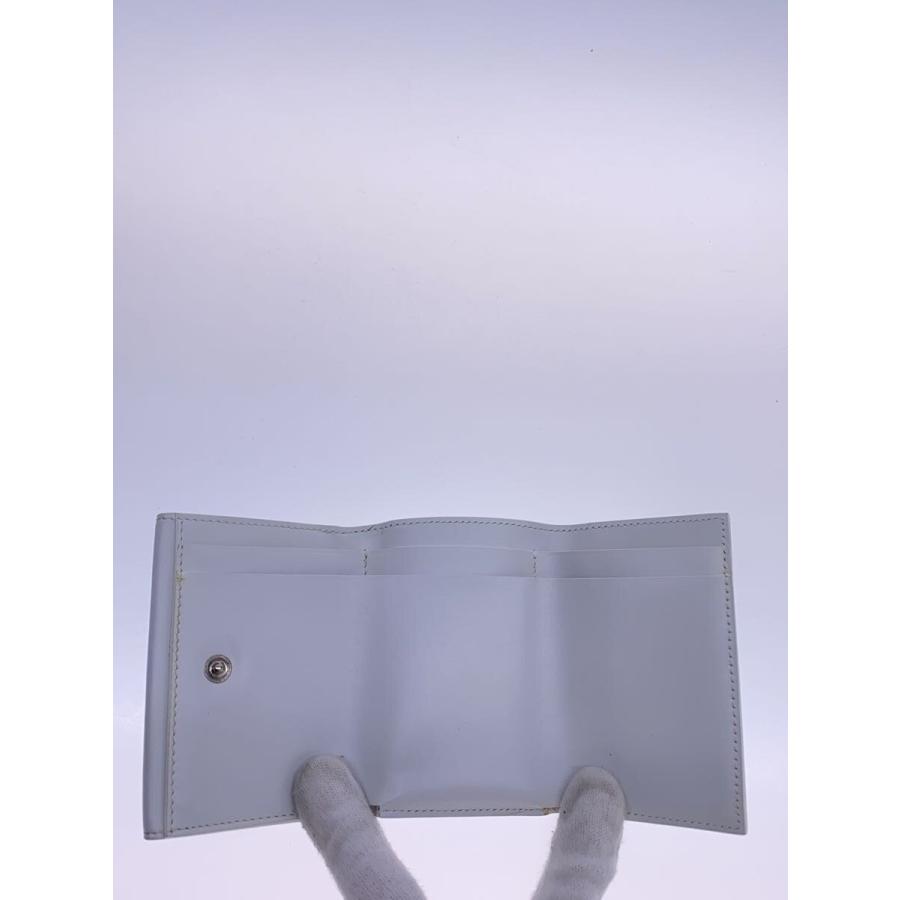 JIL SANDER◇3つ折り財布/レザー/WHT/レディース