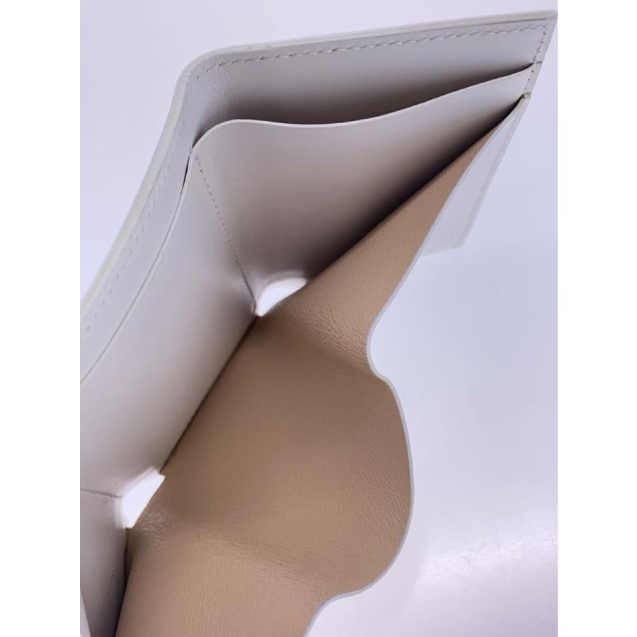 JIL SANDER◇3つ折り財布/レザー/WHT/レディース
