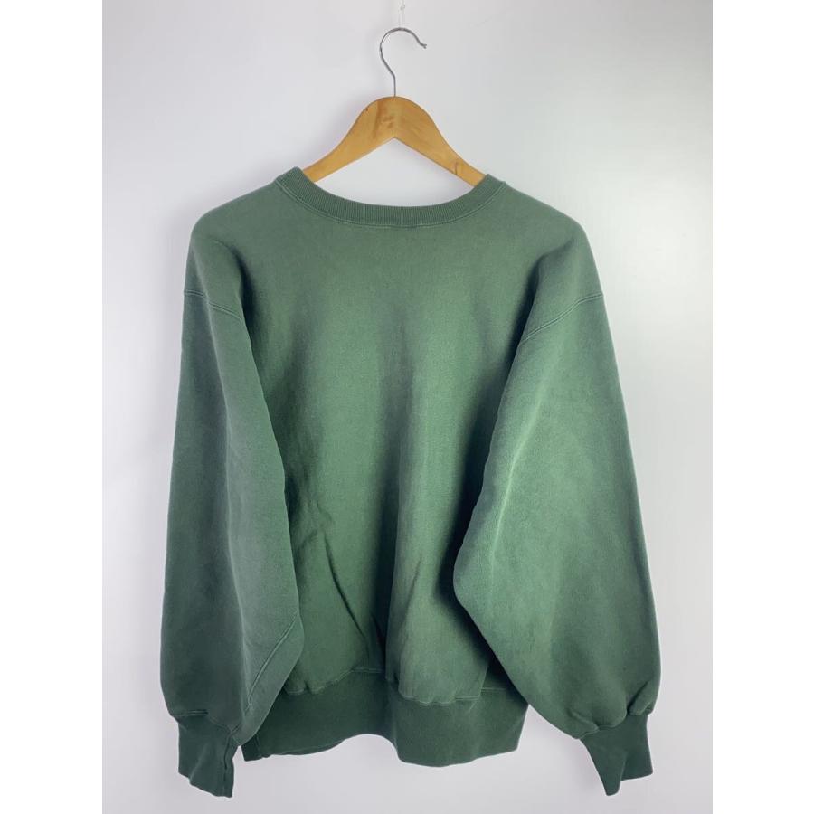 Champion◇90s/REVERSE WEAVE/刺繍タグ/スウェット/XL/コットン/GRN