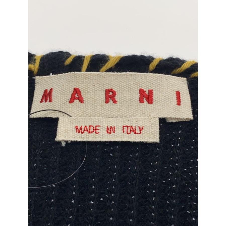 MARNI◇22AW/ステッチロゴカーディガン/カーディガン(厚手)/48