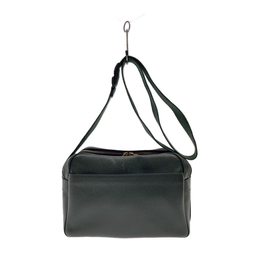 LOUIS VUITTON◇リポーター_タイガ/レザー/BLK : セカンドストリート