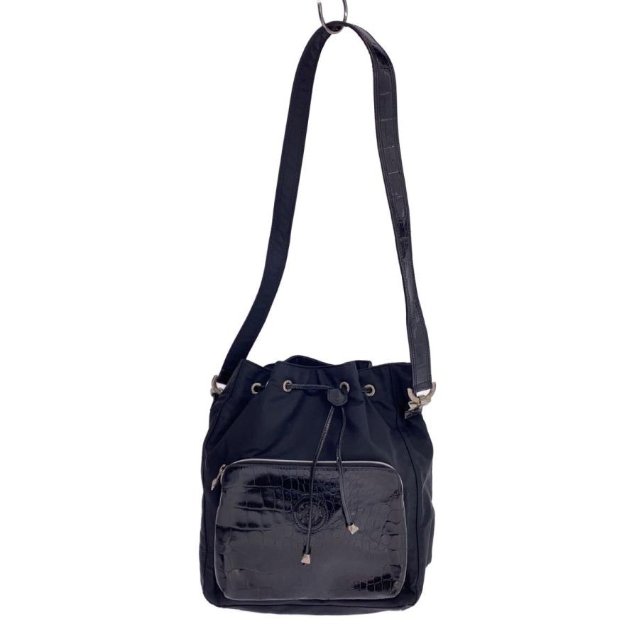 【国内正規品】VERSACE メデューサ ショルダーバッグ ブラック GIANNI VERSACE◇メデューサ/ショルダーバッグ/--/BLK : セカンド