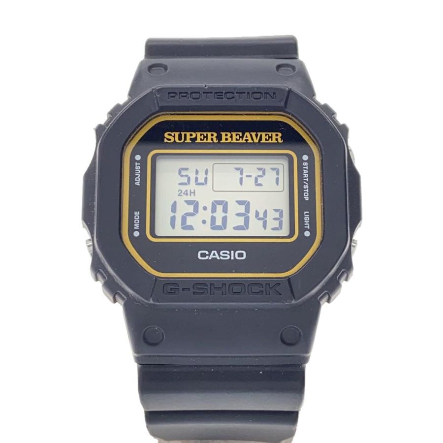 CASIO◇SUPER BEAVER/本数限定/腕時計/デジタル/--/BLK/BLK/DW