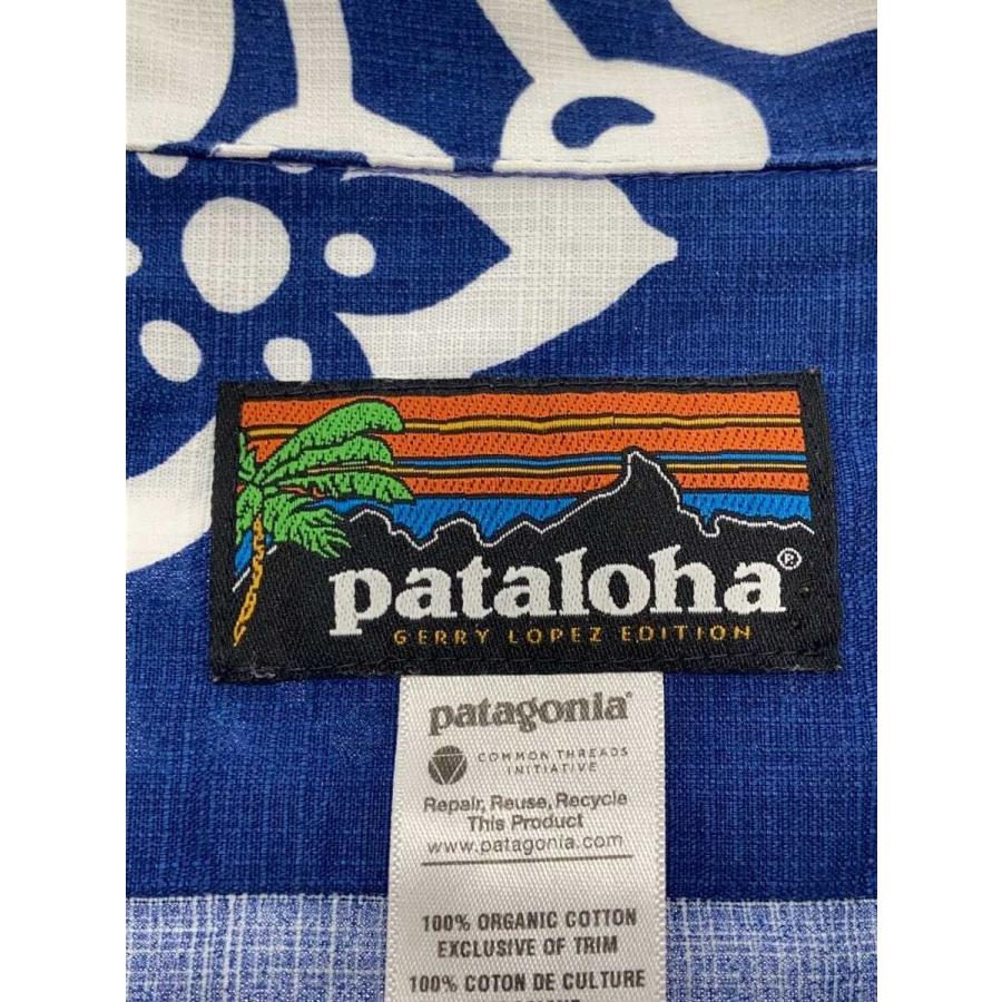 patagonia◇pataloha/ジェリーロペス/半袖シャツ/XS/コットン/BLU