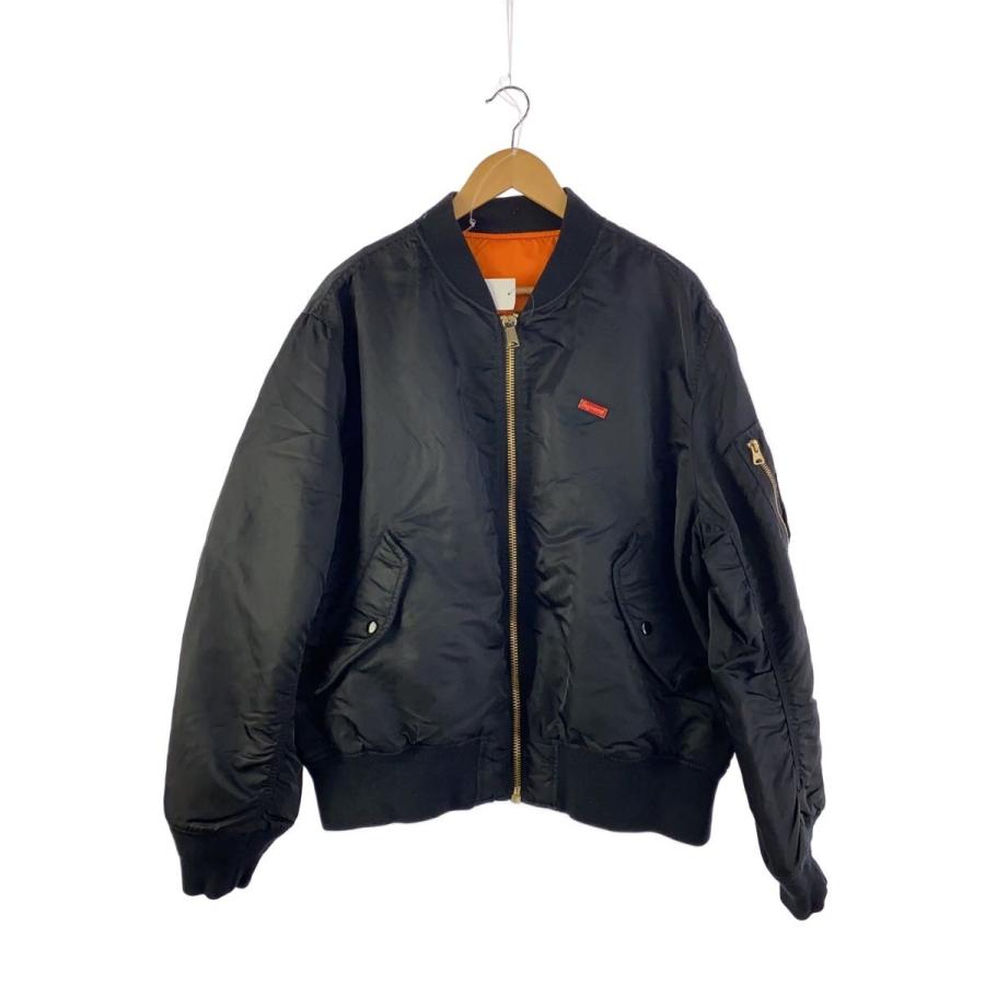 Supreme◇20AW/Globe MA-1 Jacket/ジャケット/L/ナイロン/ブラック
