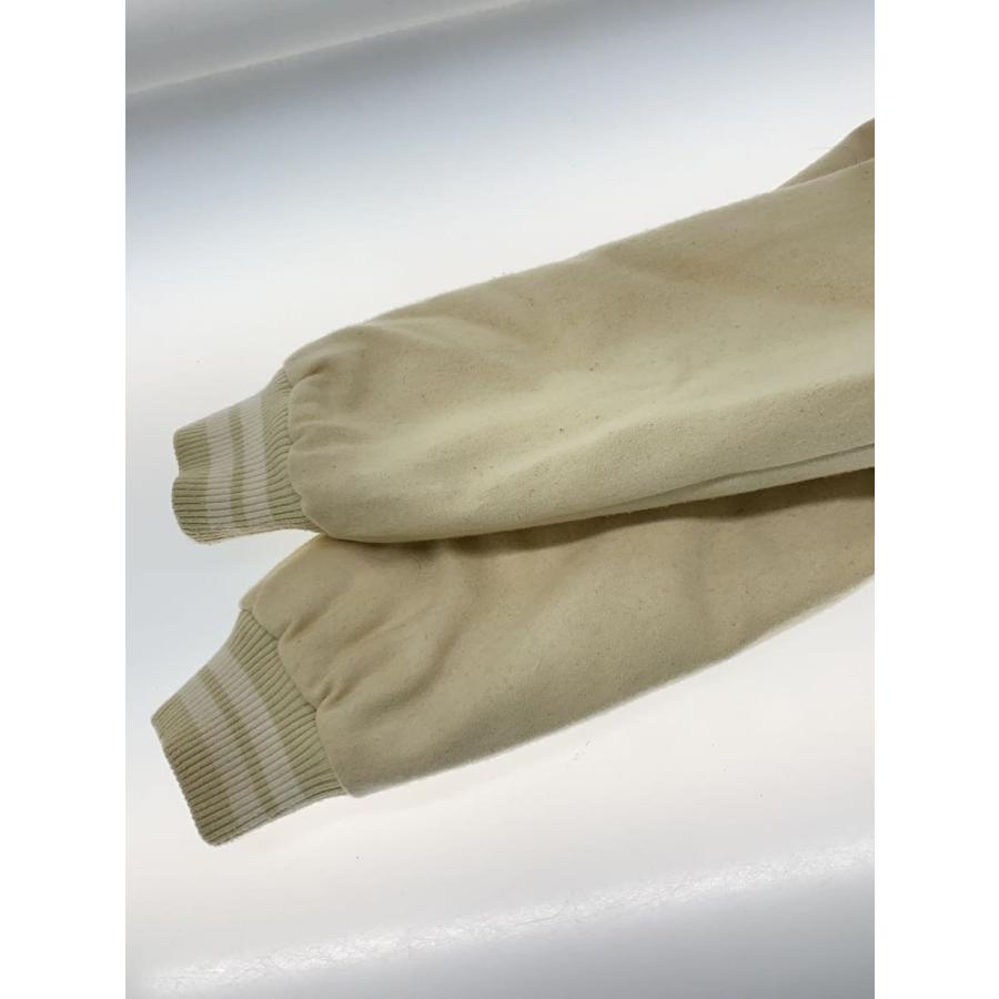 STUSSY◇STOCK VARSITY JACKET/スタジャン/L/ウール/CRM/115300