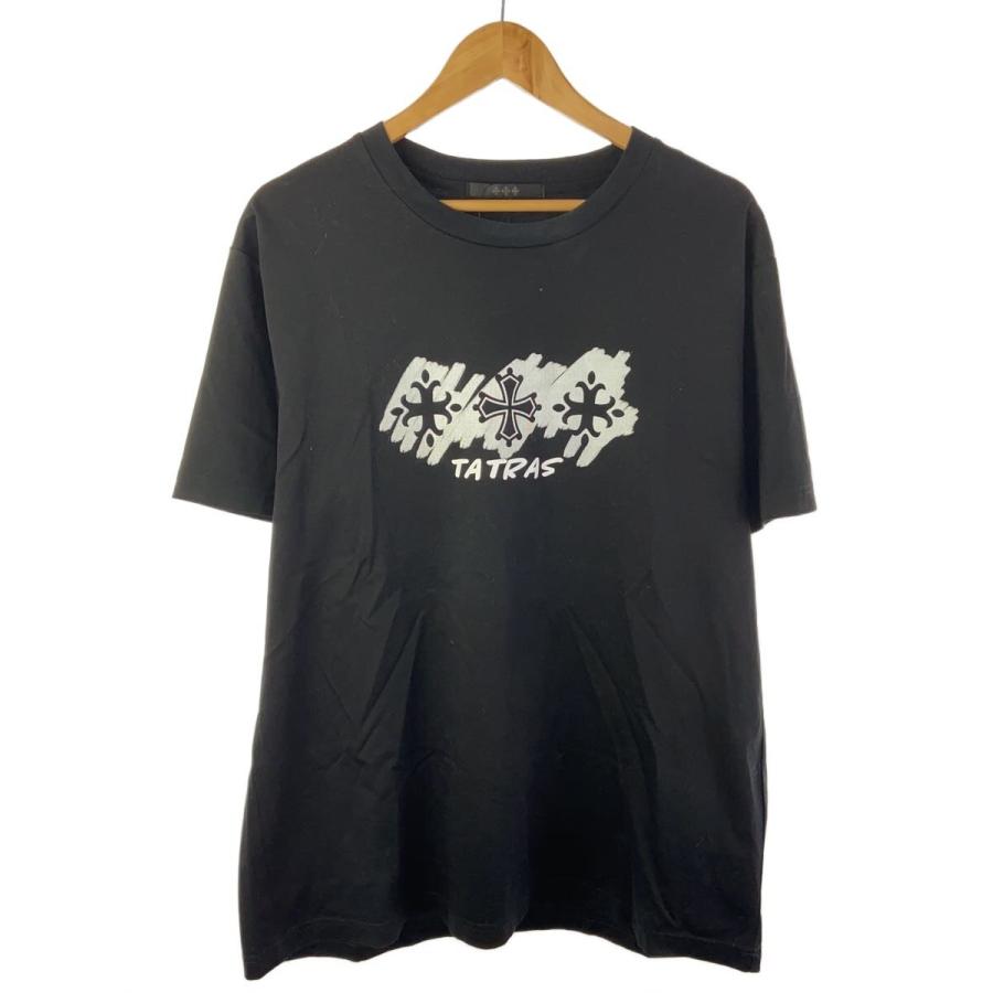 TATRAS◇Tシャツ/4/コットン/BLK/MTAT24S8260-M : セカンドストリート 