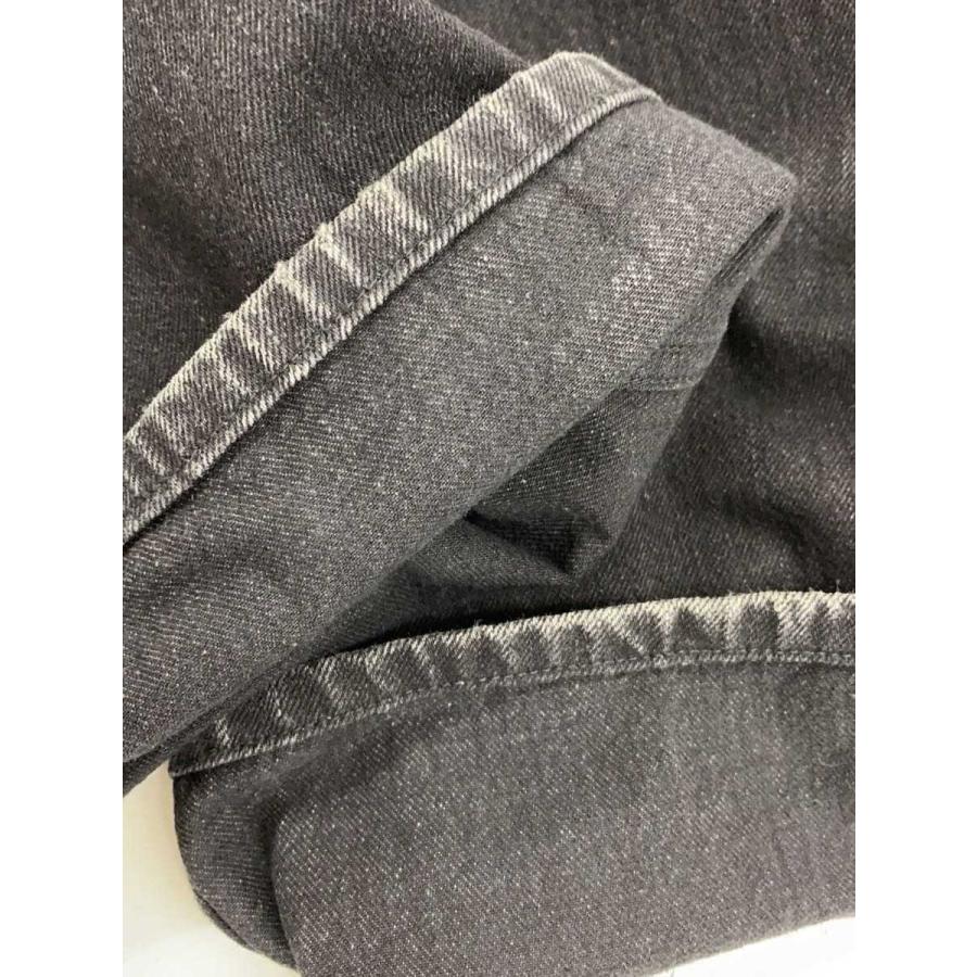 COMOLI◇23AW/ベルテッドデニム/ボトム/3/コットン/BLK/無地/y03-03001