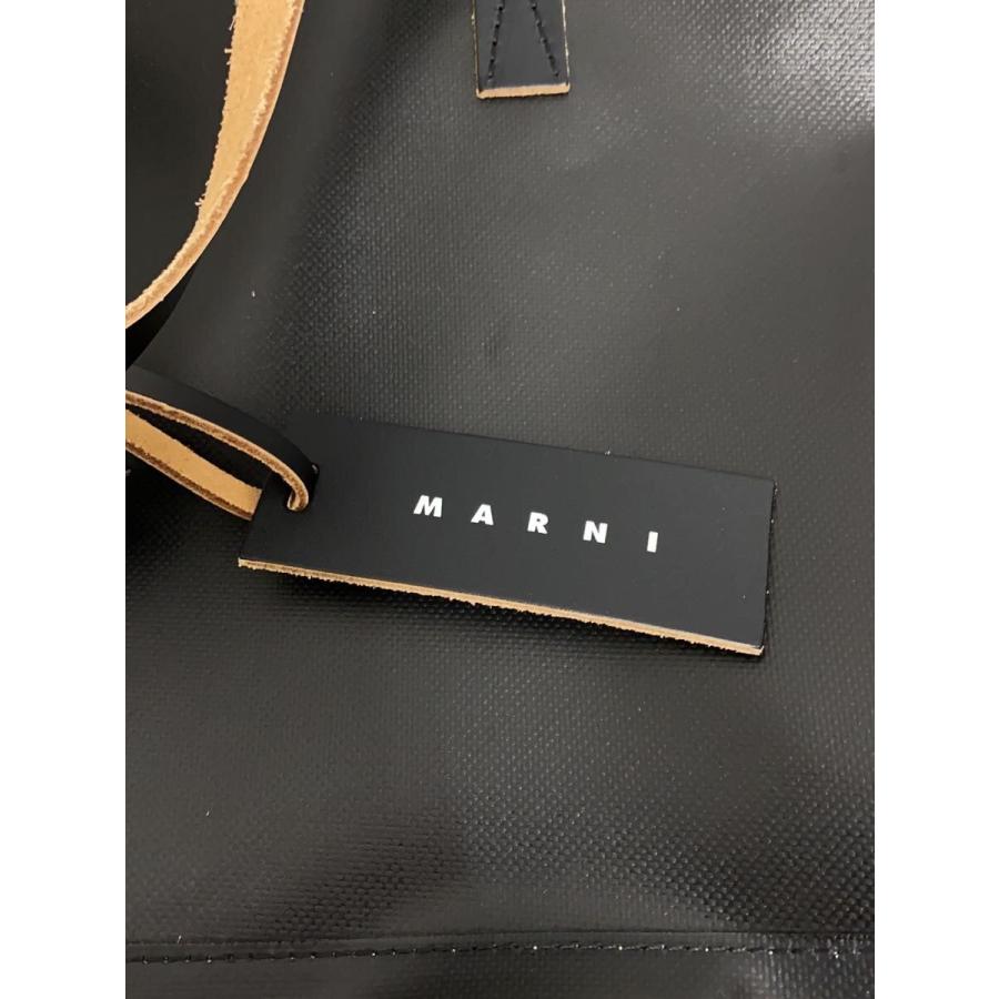 MARNI◆TRIBECA N/S TOTE/トートバッグ/PVC/BLK/SHMQ0037A1 P769の画像