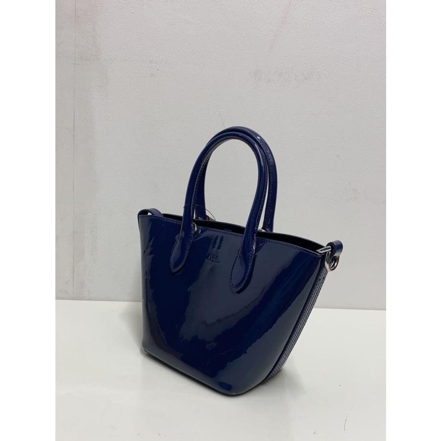 POLO RALPH LAUREN◇2WAYショルダーバッグ/PVC/BLU// : セカンド