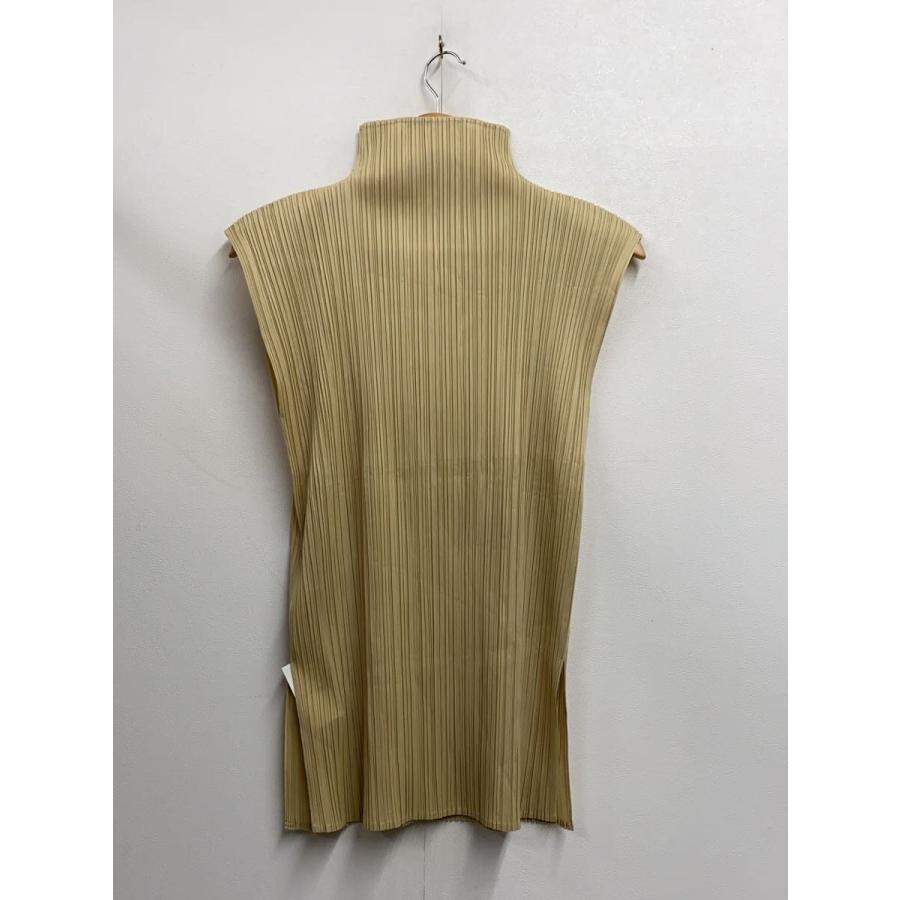 PLEATS PLEASE ISSEY MIYAKE◇ノースリーブカットソー/3/ポリエステル