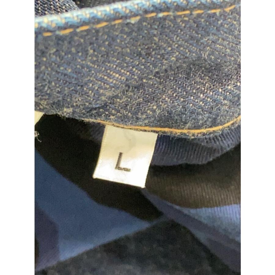 A BATHING APE◇バッグスタープリントデニム/ボトム/L/コットン A BATHING APE◇バッグスタープリントデニム/ボトム/L/コットン