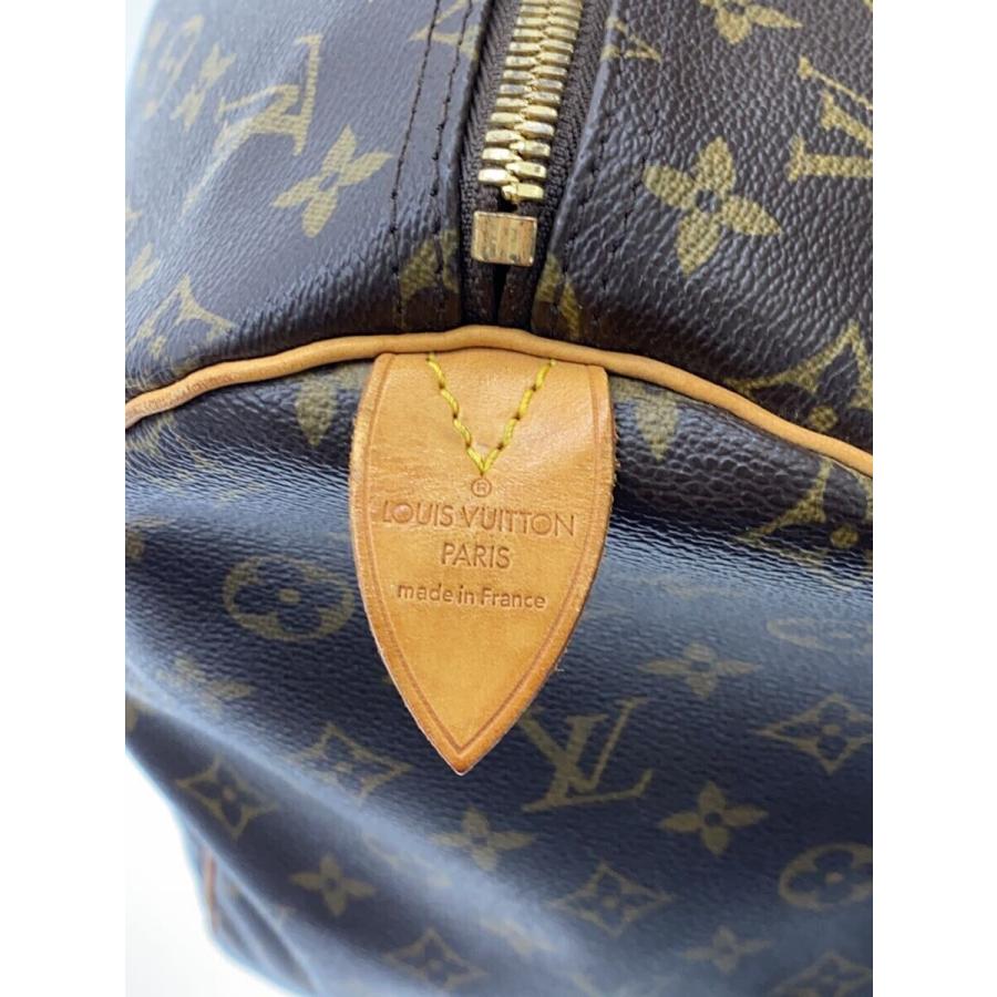 LOUIS VUITTON◇キーポル55_モノグラム・キャンバス_BRW/PVC/BRW LOUIS