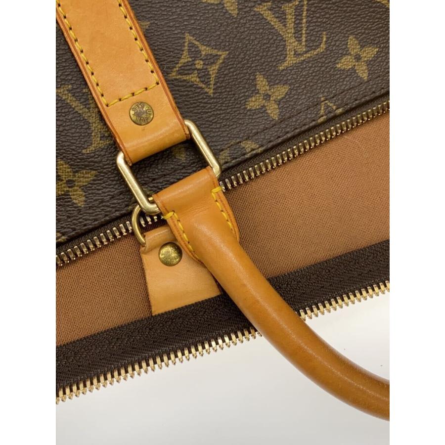 LOUIS VUITTON◇キーポル55_モノグラム・キャンバス_BRW/PVC/BRW LOUIS